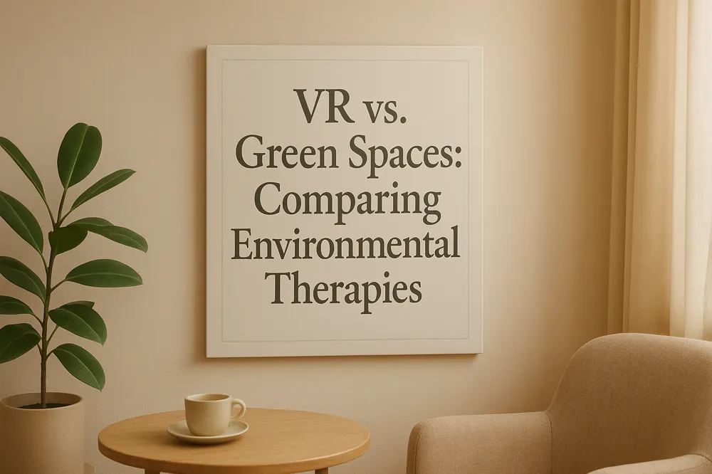 VR vs. Green Spaces: Comparing Environmental Therapies