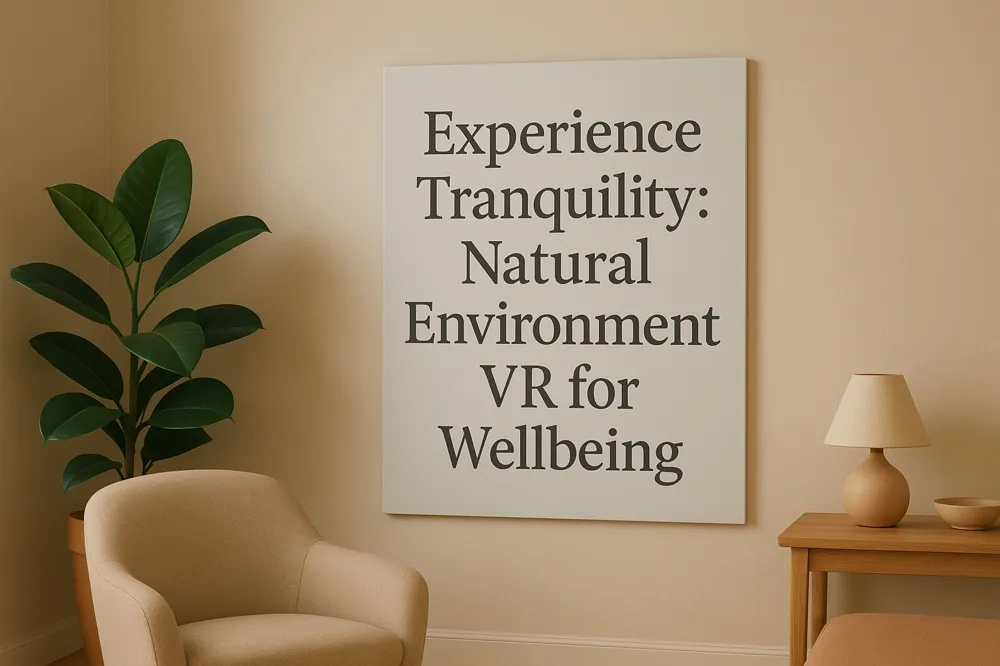 Experience Tranquility: Natural Environment VR for Wellbeing