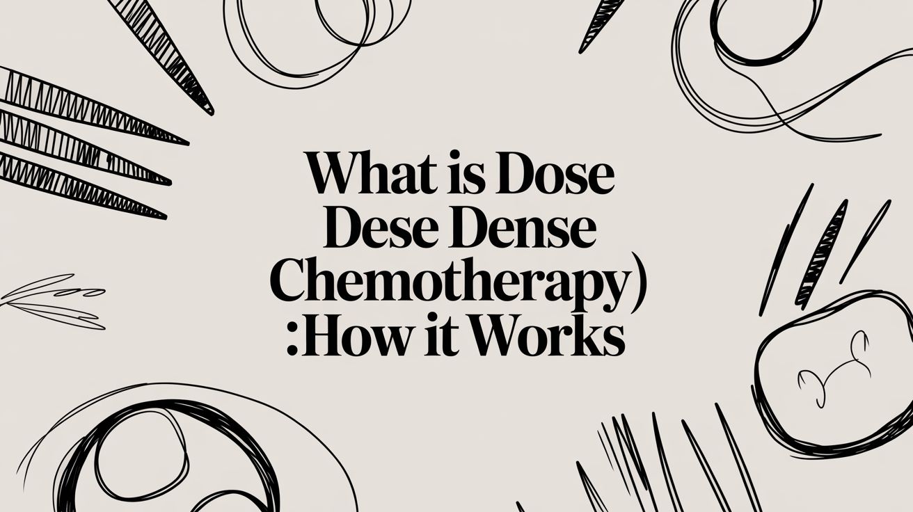 What is dose dense chemotherapy (what is dose dense chemotherapy): how it works
