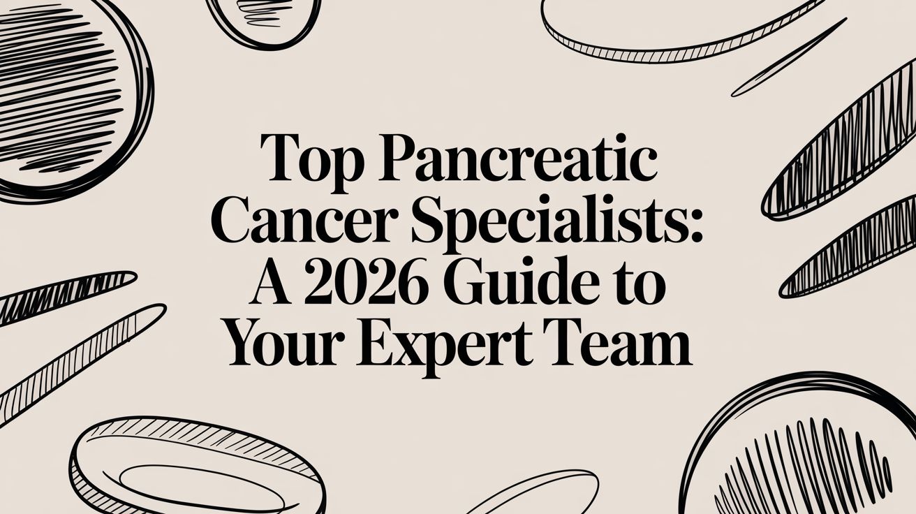 Top pancreatic cancer specialists: A 2026 Guide to Your Expert Team