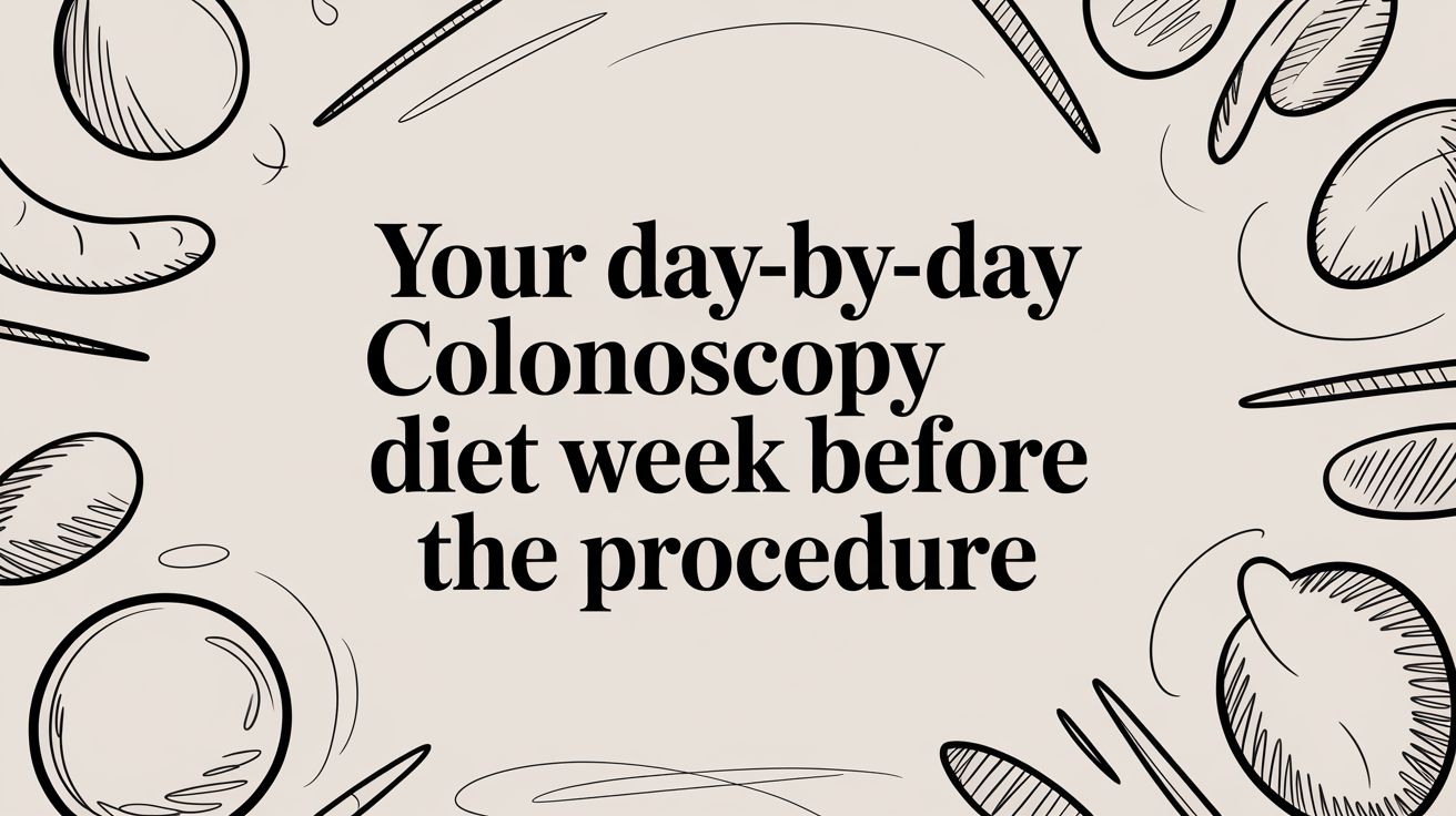 Your Day-by-Day Colonoscopy Diet Week Before The Procedure