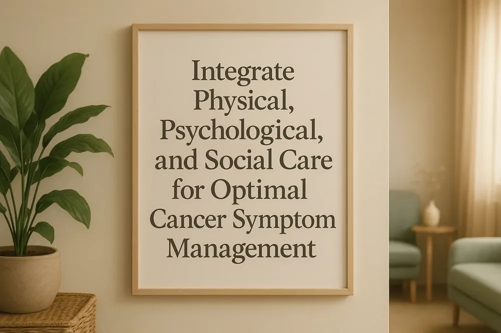 Integrate Physical, Psychological, and Social Care for Optimal Cancer Symptom Management