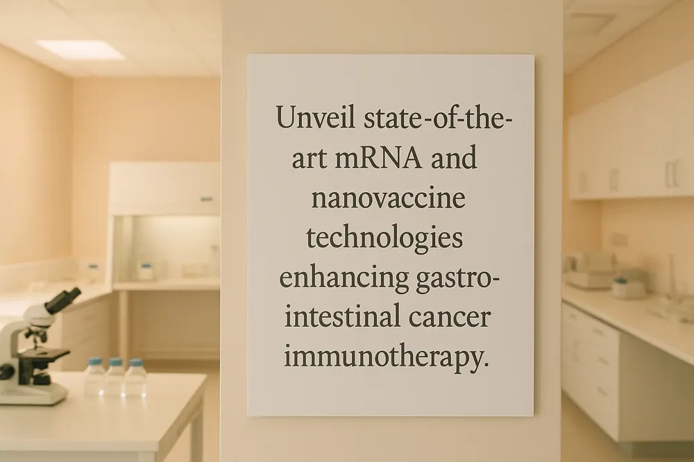 Unveil state-of-the-art mRNA and nanovaccine technologies enhancing gastrointestinal cancer immunotherapy.