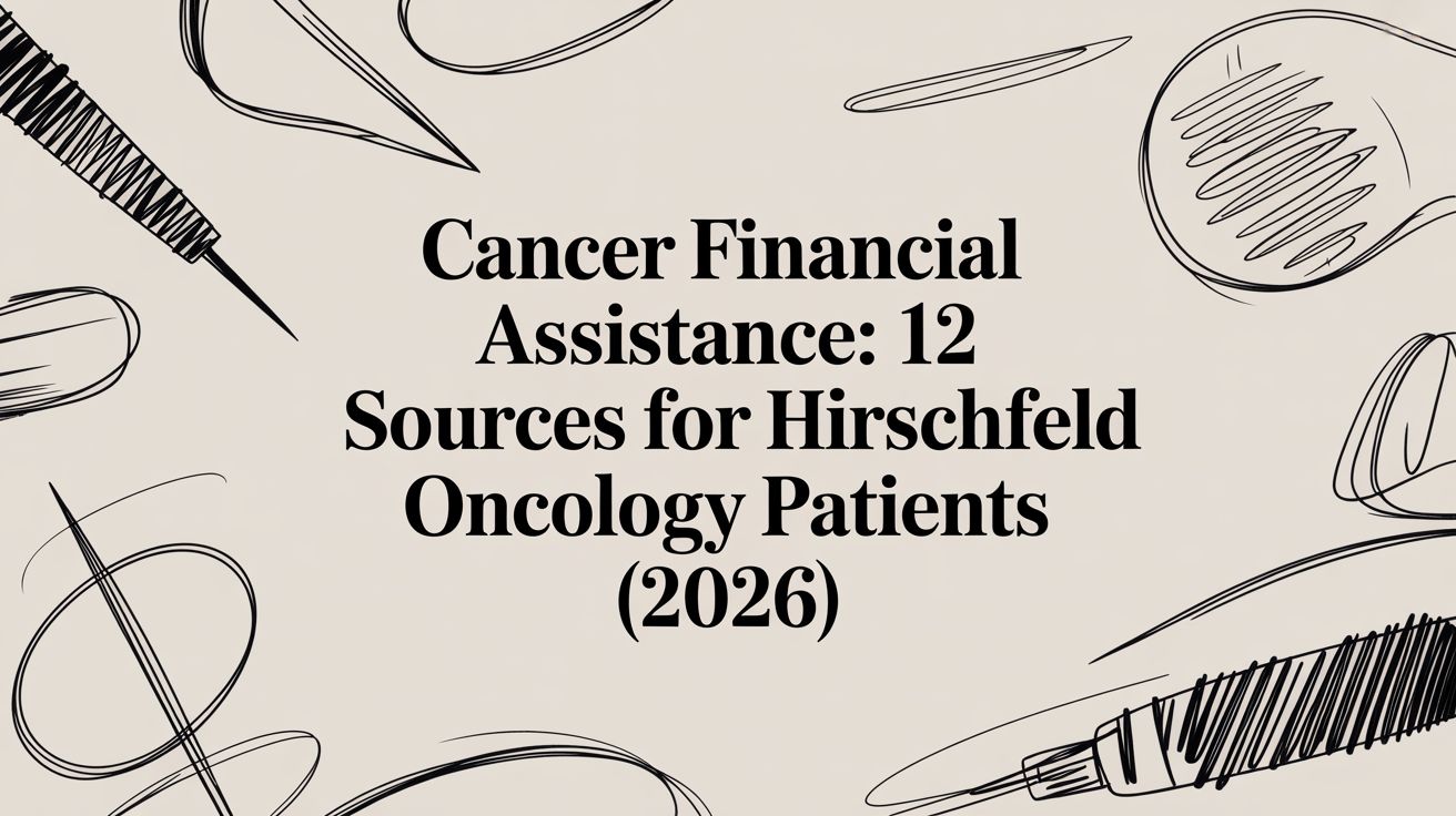 Cancer Financial Assistance: 12 Sources for Hirschfeld Oncology Patients (2026)