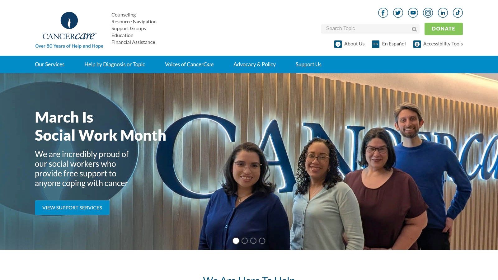 CancerCare + CancerCare Co-Payment Assistance Foundation (CCAF)