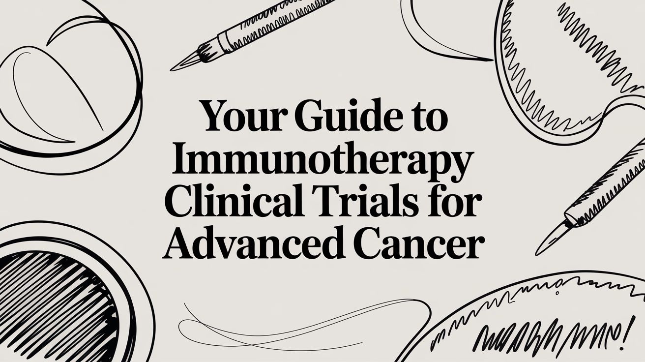 Your Guide to Immunotherapy Clinical Trials for Advanced Cancer