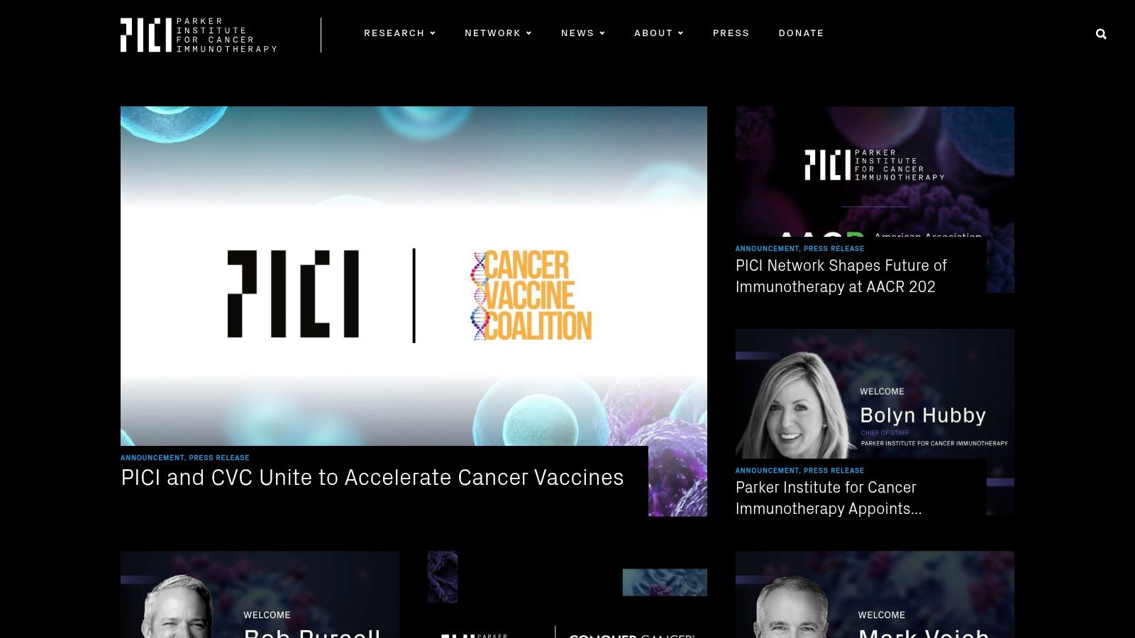 Parker Institute for Cancer Immunotherapy (PICI)