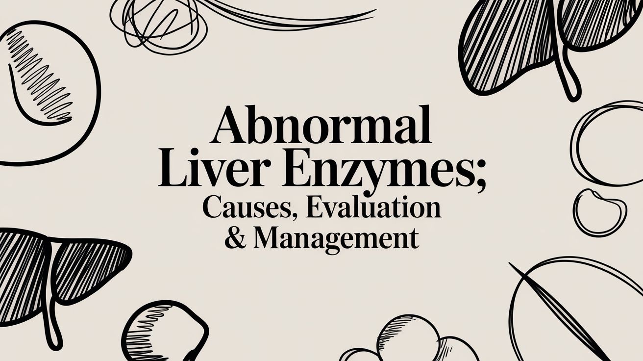 Abnormal Liver Enzymes: Causes, Evaluation & Management