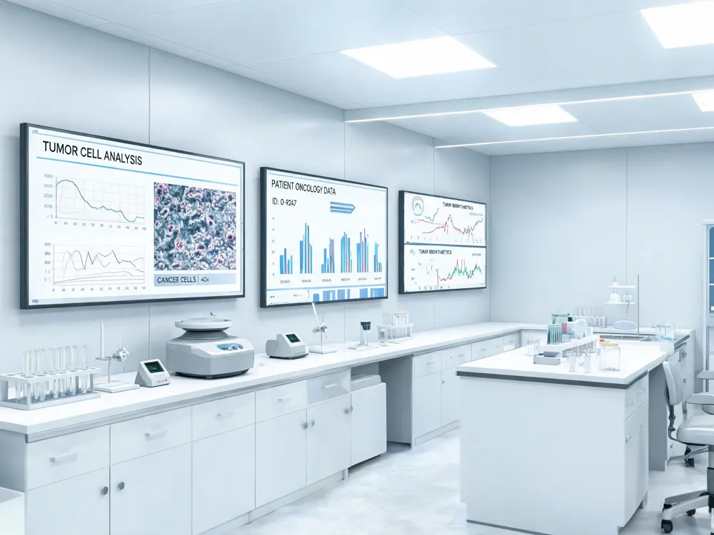 AI analyzes massive clinical and imaging datasets to predict pancreatic cancer risk, enhance tumor detection, and match patients to optimal trials and therapies.