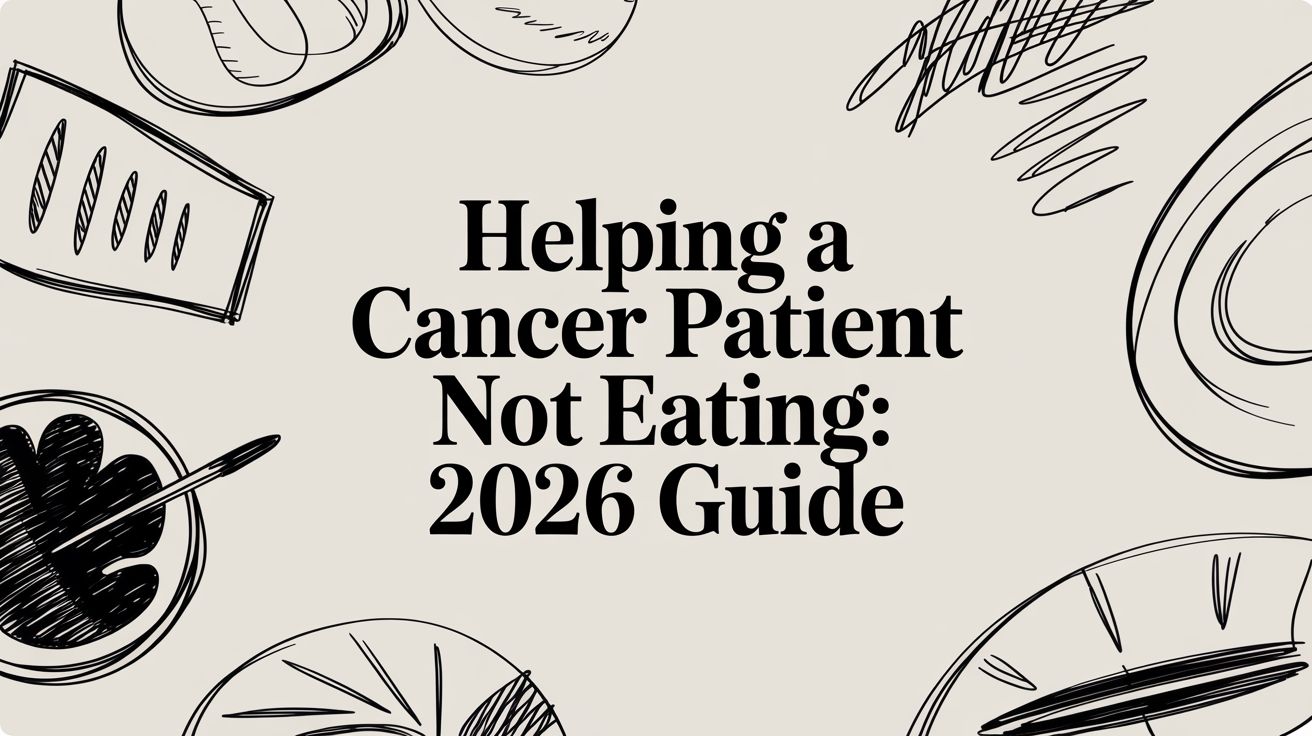 Helping a Cancer Patient Not Eating: 2026 Guide