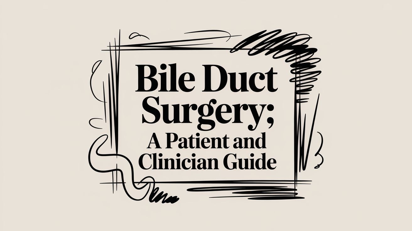 Bile Duct Surgery: A Patient and Clinician Guide