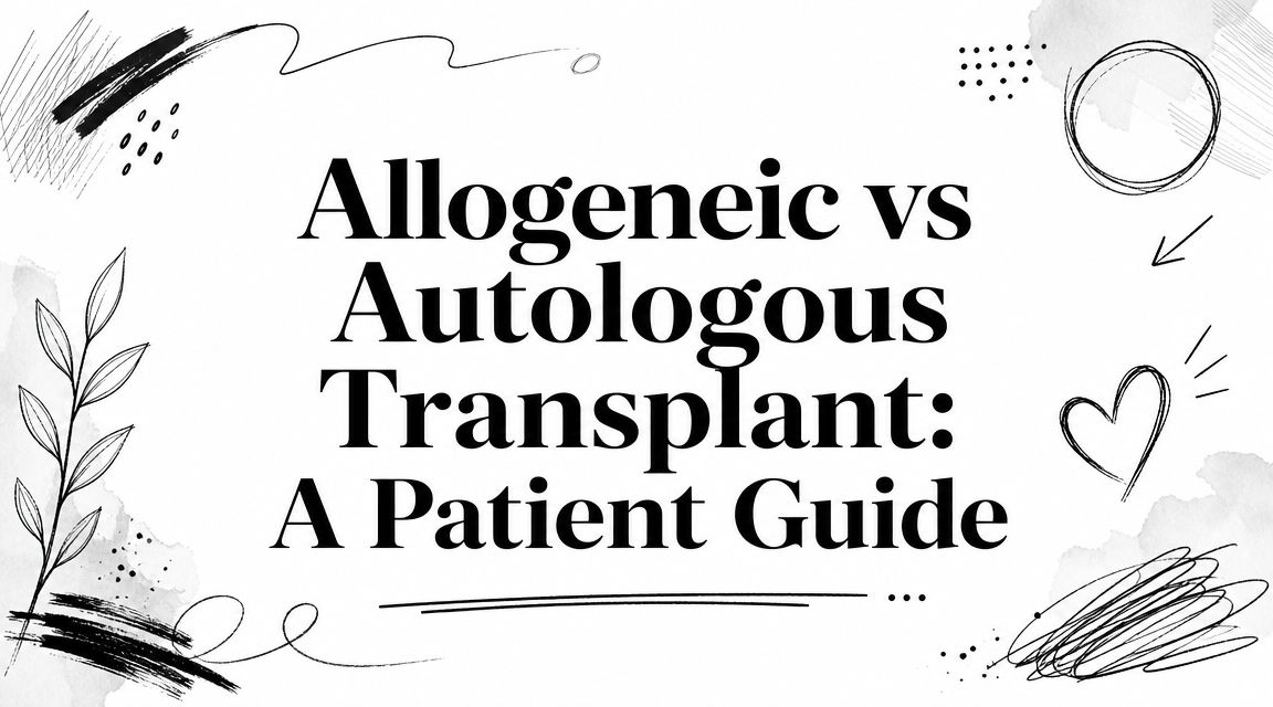 Allogeneic vs Autologous Transplant: A Patient Guide