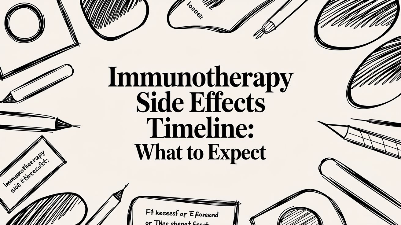 Immunotherapy Side Effects Timeline: What to Expect