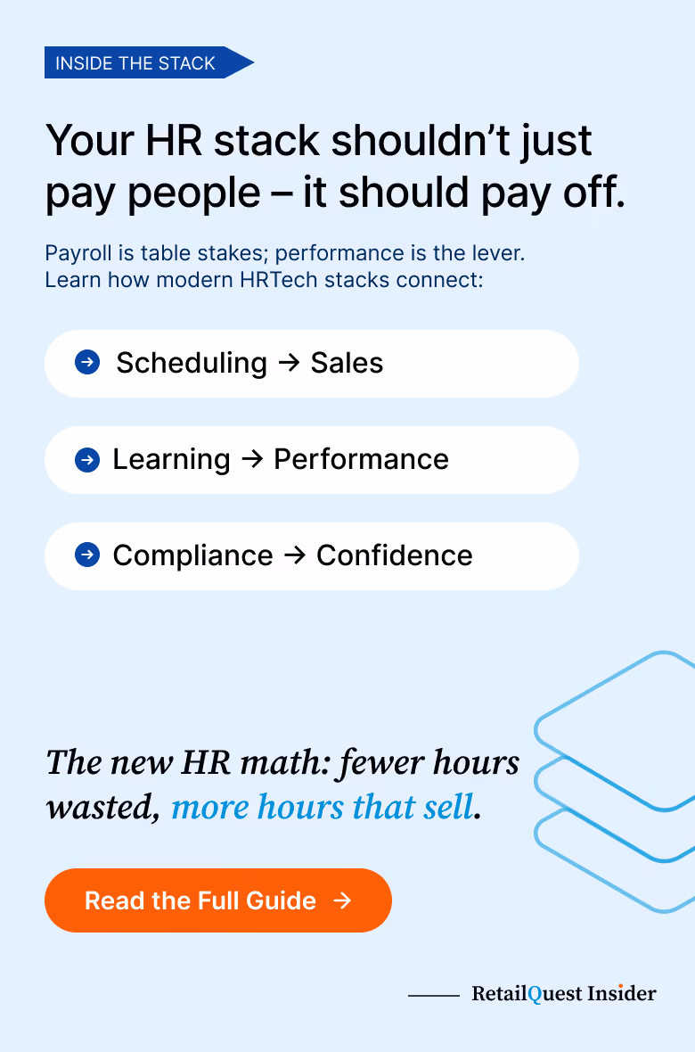 Explore modern HRTech for retail—compare HRIS suites, workforce management, and performance tools. Get evaluation frameworks, real trade-offs, and scenario-based guidance for mid-market brands.