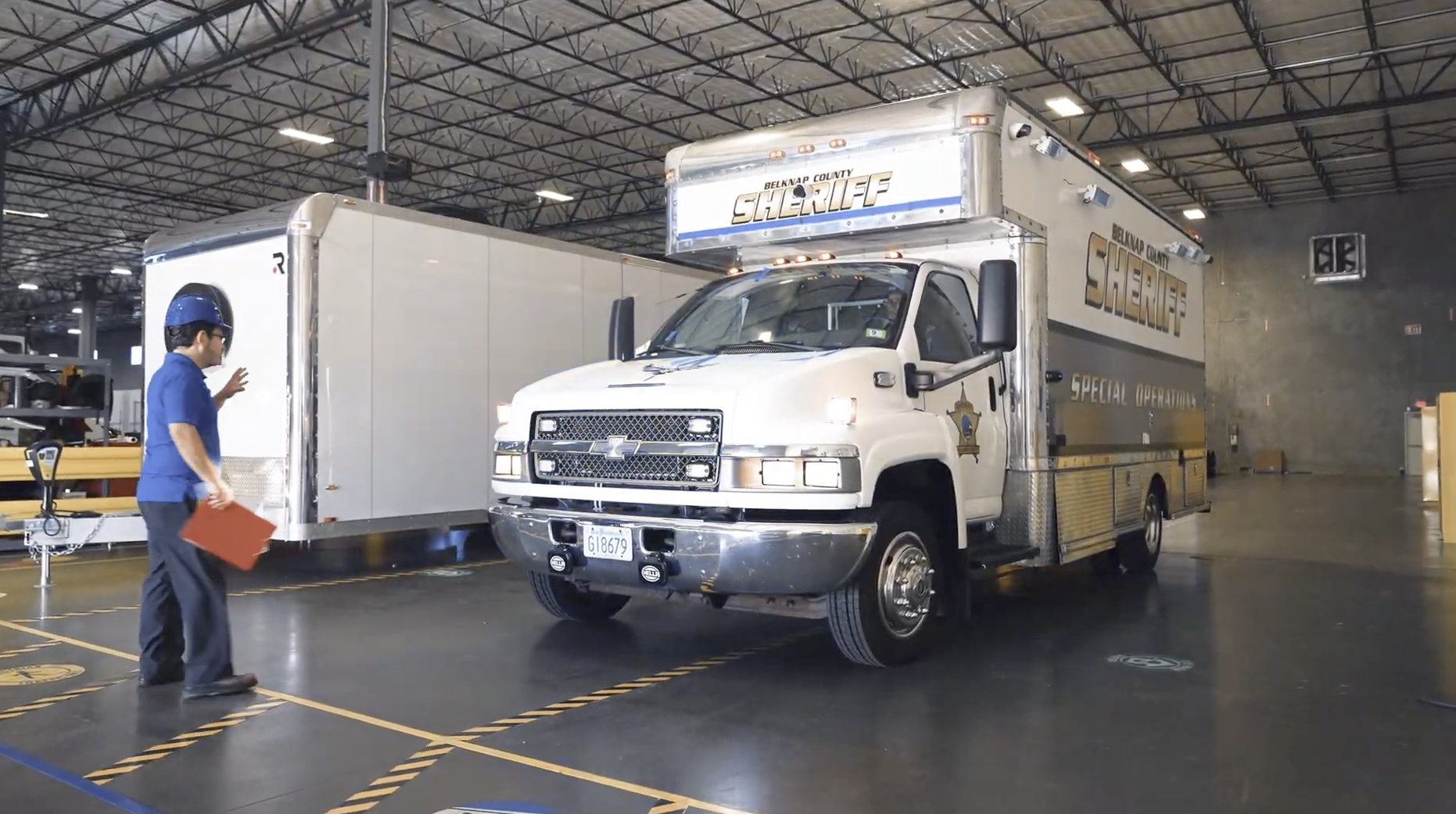 image of hightech control room