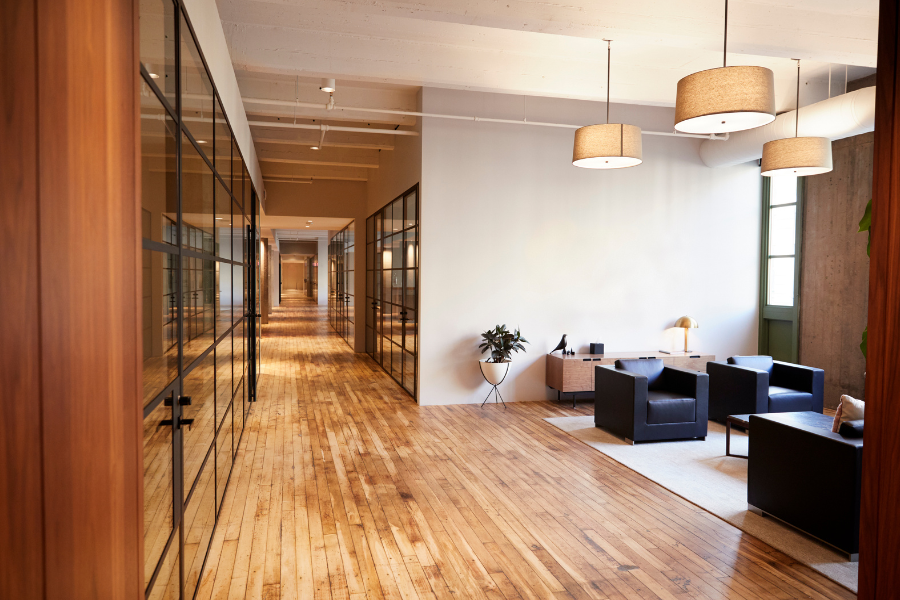 Hardwood Floors in Commercial Spaces: Durability, Design & Maintenance