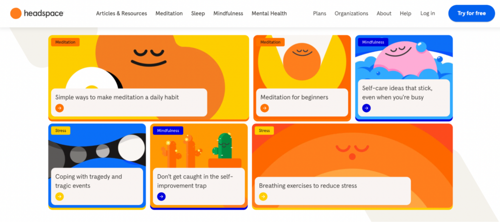 Headspace Website 
