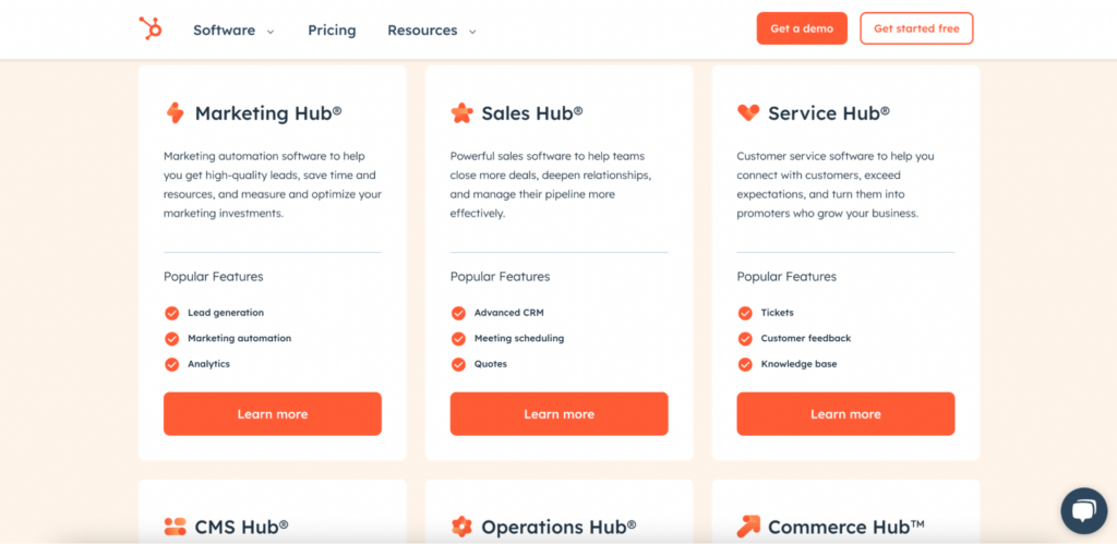 Hubspot Plans