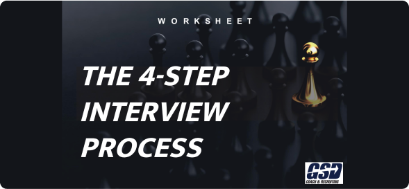 The 4-Step Interview Process Worksheet