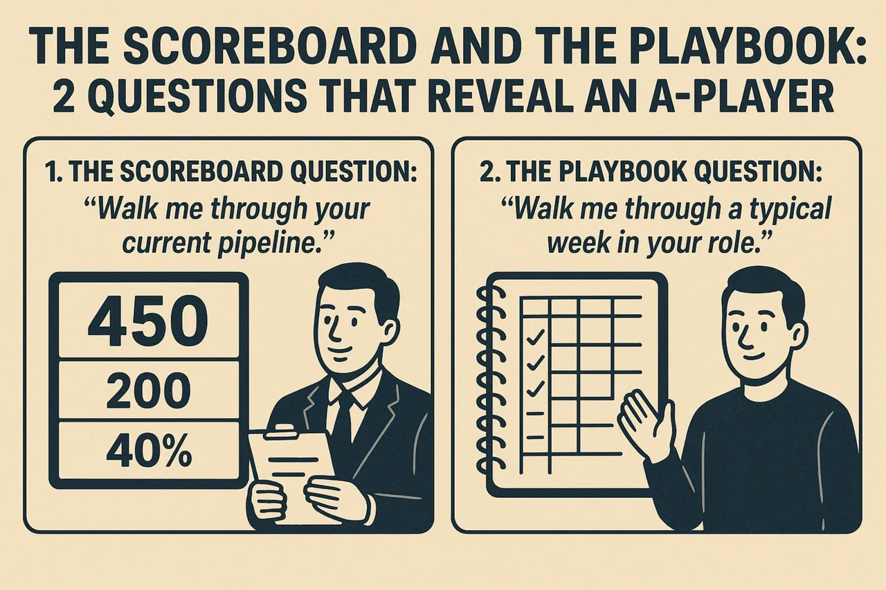The Scoreboard & The Playbook: 2 Questions That Reveal A-Players