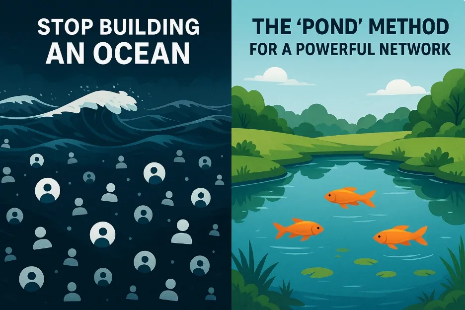 Stop Building an Ocean: The "Pond" Method for a Powerful Network