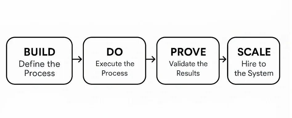 Build, Do, Prove, Scale: The Right Way to Build Your Sales Org