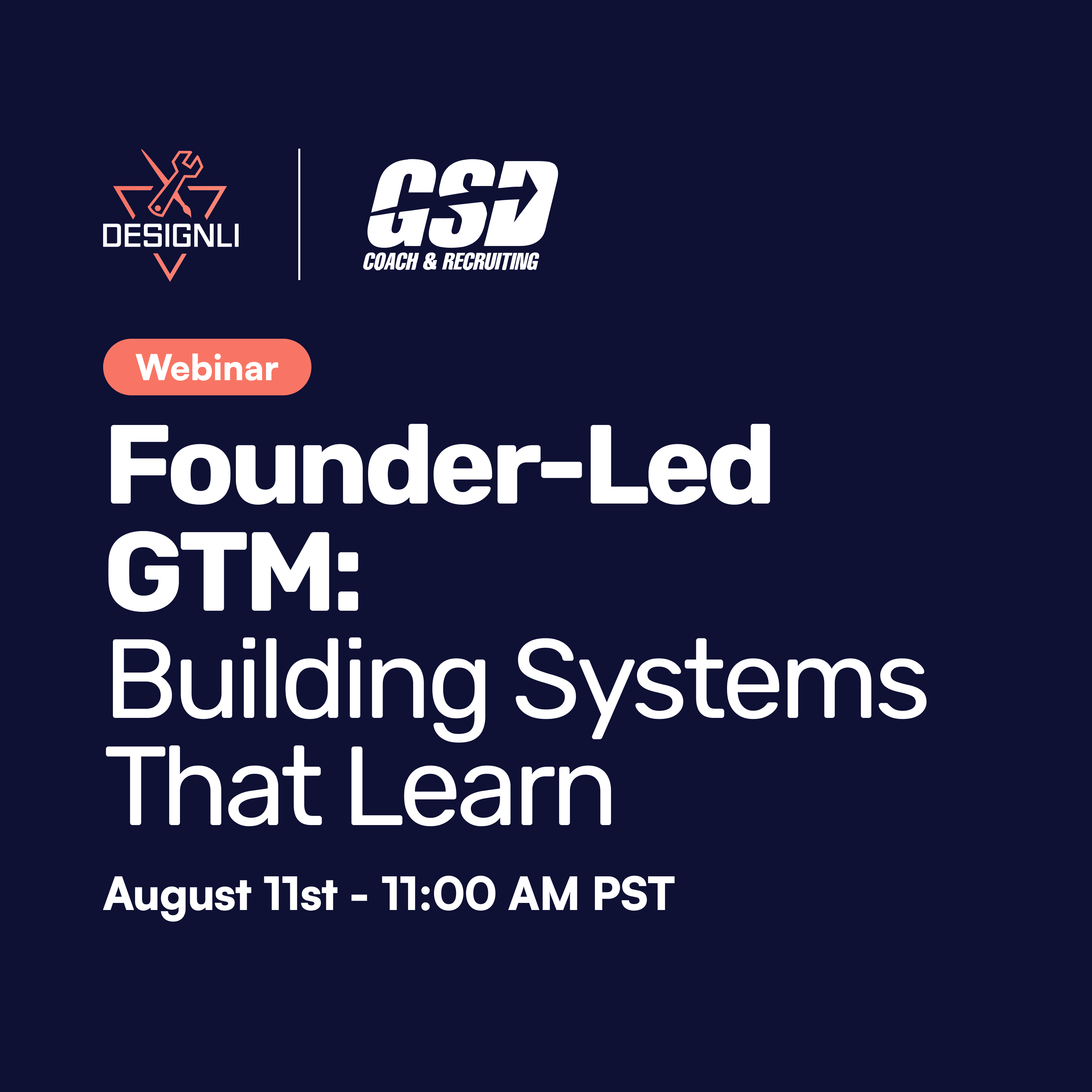 Founder-Led GTM: Building Systems that Learn