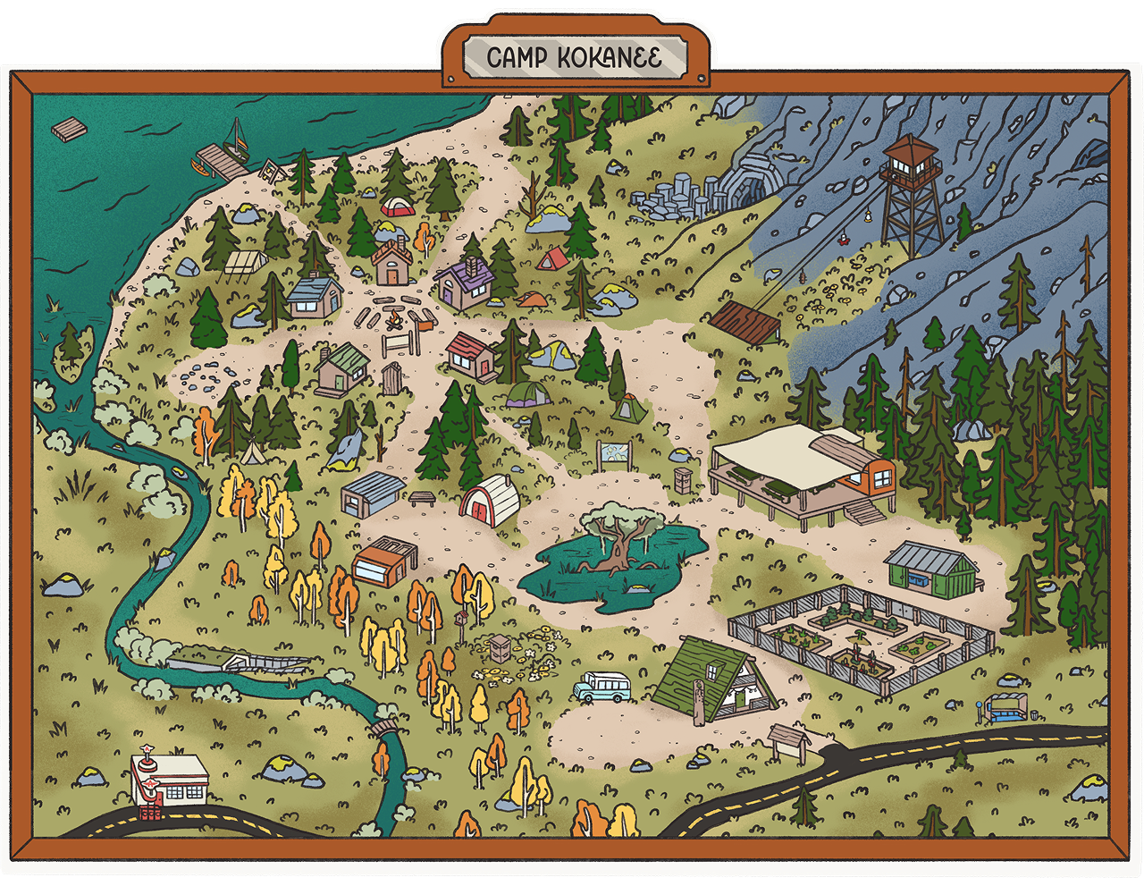 Camp Kokanee Map