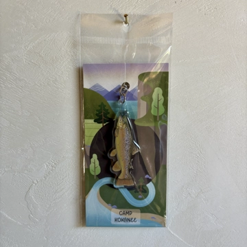 Keychain merchandise in packaging Brown Trout