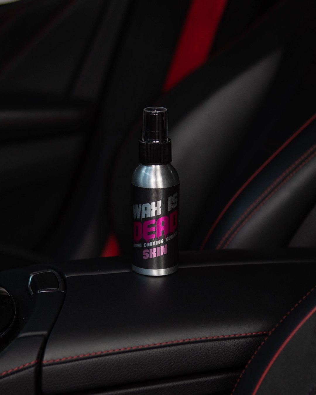 WID Skin leather coating on a leather armrest