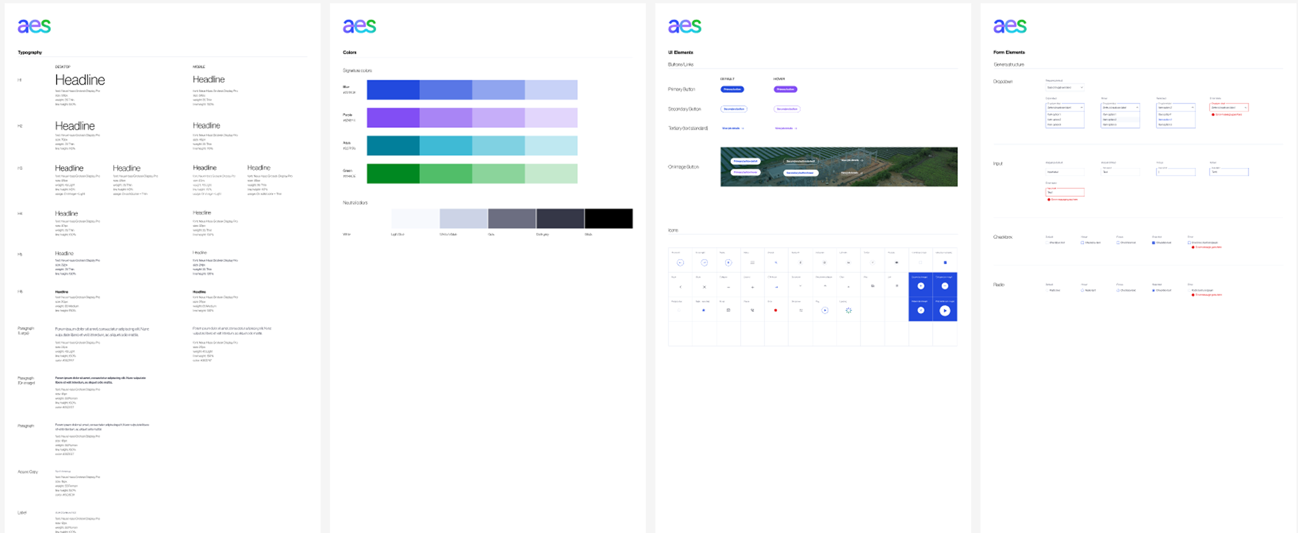 AES Design System Preview