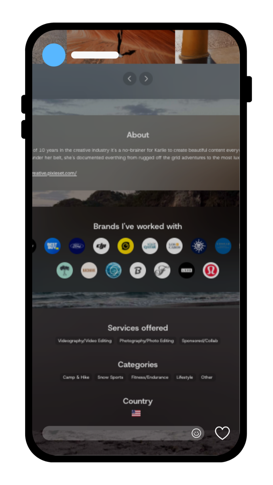 Creator media kit free setup on Popfly.