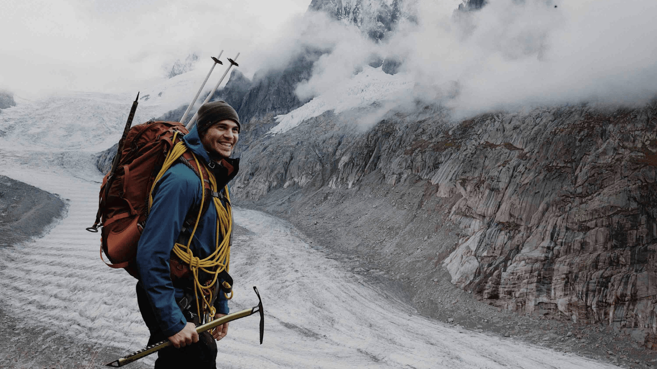 Angler sports Bass Pro Shop in creator campaign on Popfly outdoor UGC platform.