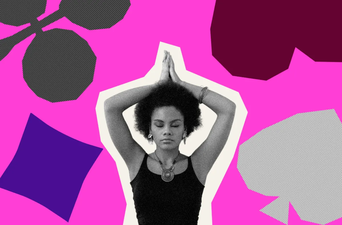 Woman folding her perfectionism at the poker table — letting go of the need for perfection to take bold action