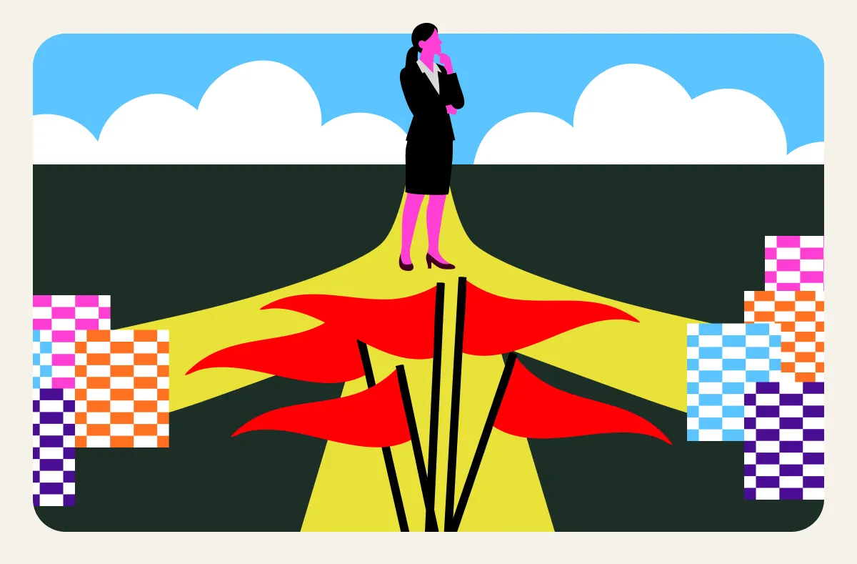 Woman realizing her career isn't stalled — strategic thinking and poker mindset to reignite professional momentum