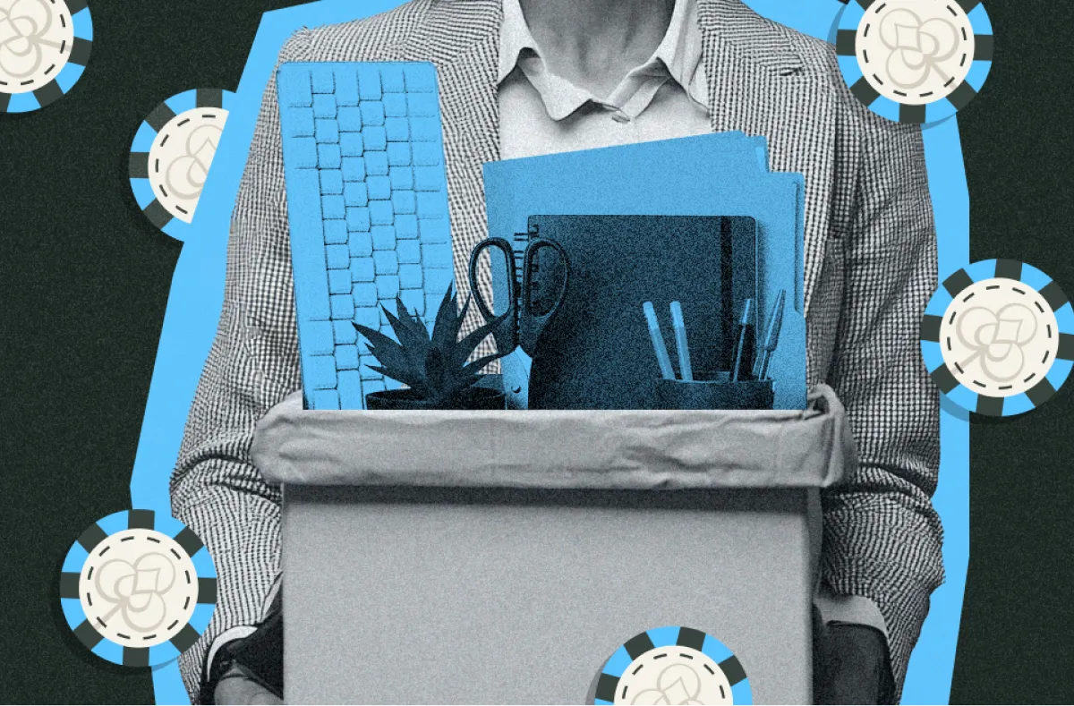 Woman maximizing her severance and unemployement payments — applying bankroll management and poker strategy to extend financial runway