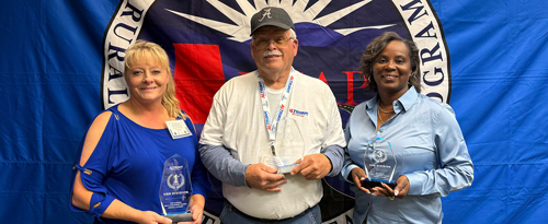 2025 Van Division Winners, three people