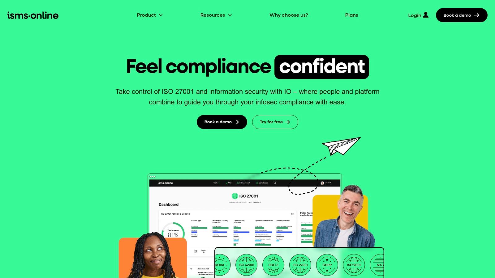 ISMS.online – ISMS Platform with Pre-configured Policies (“Headstart”)