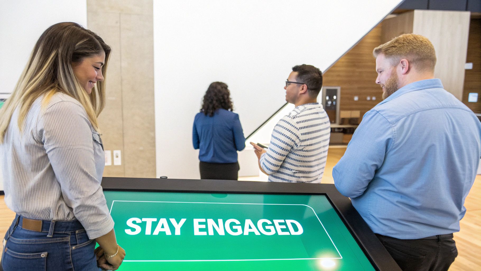 A dashboard showing key performance indicators for a security awareness training program