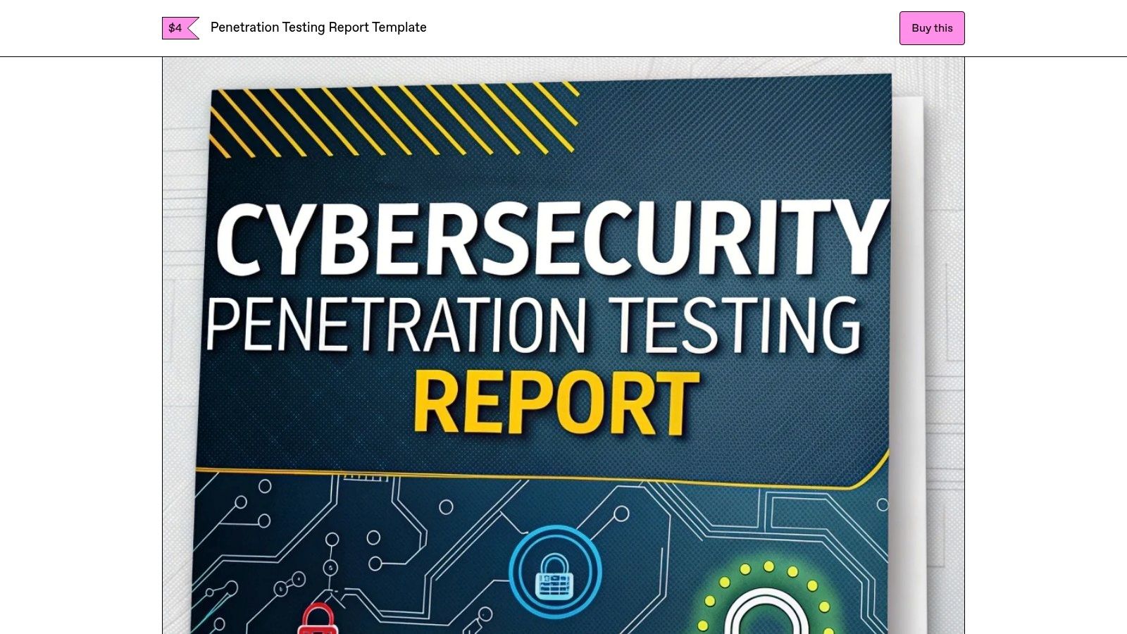 Gumroad (Direct-purchase Penetration Testing Report Templates)