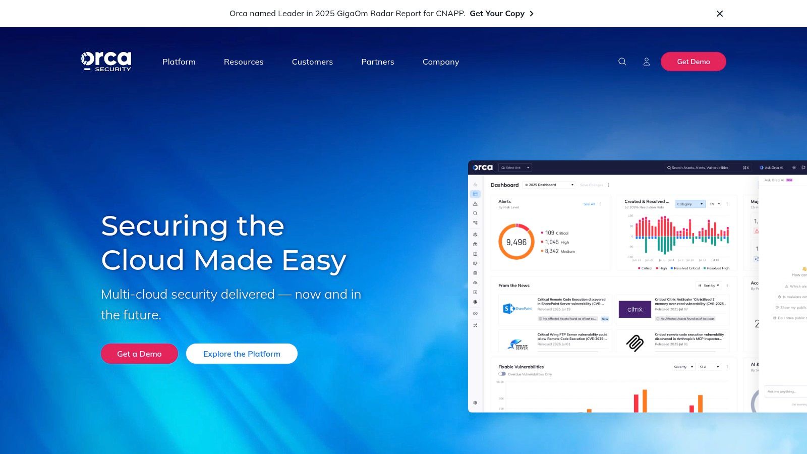 Orca Security (Agentless CNAPP)