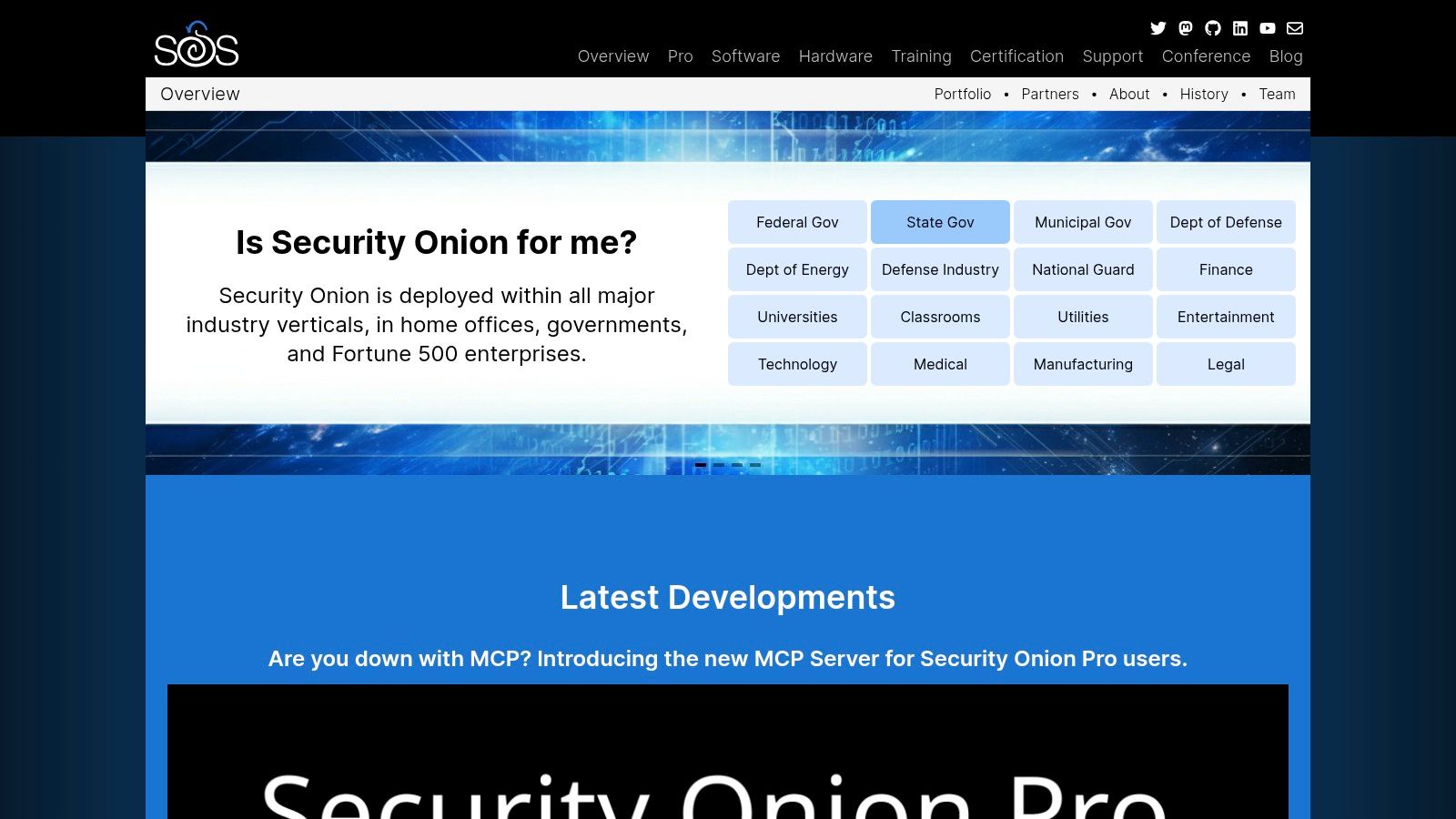 Security Onion Solutions (NSM platform + appliances/support)
