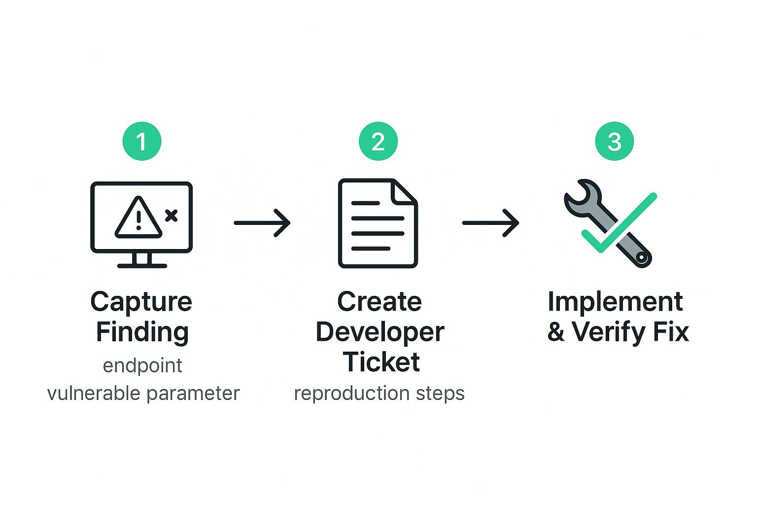 Infographic about pentest report template