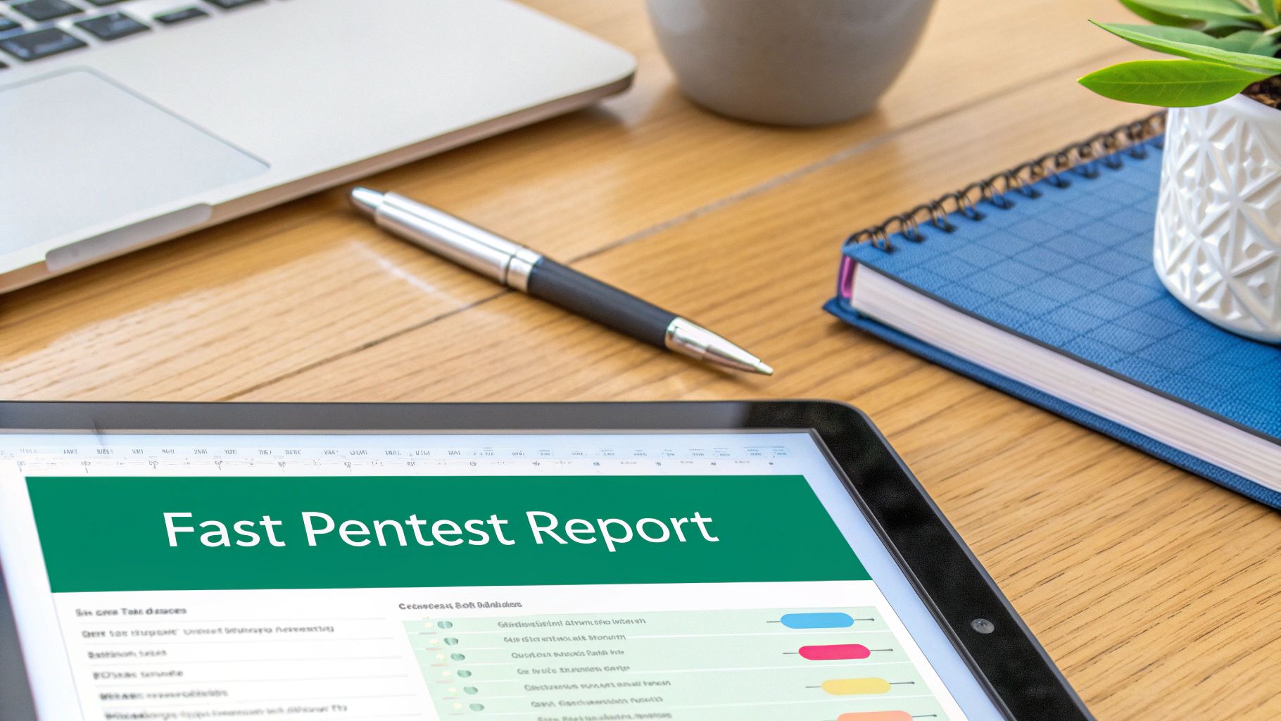 A diagram showing a clear, streamlined ethical hacking process.