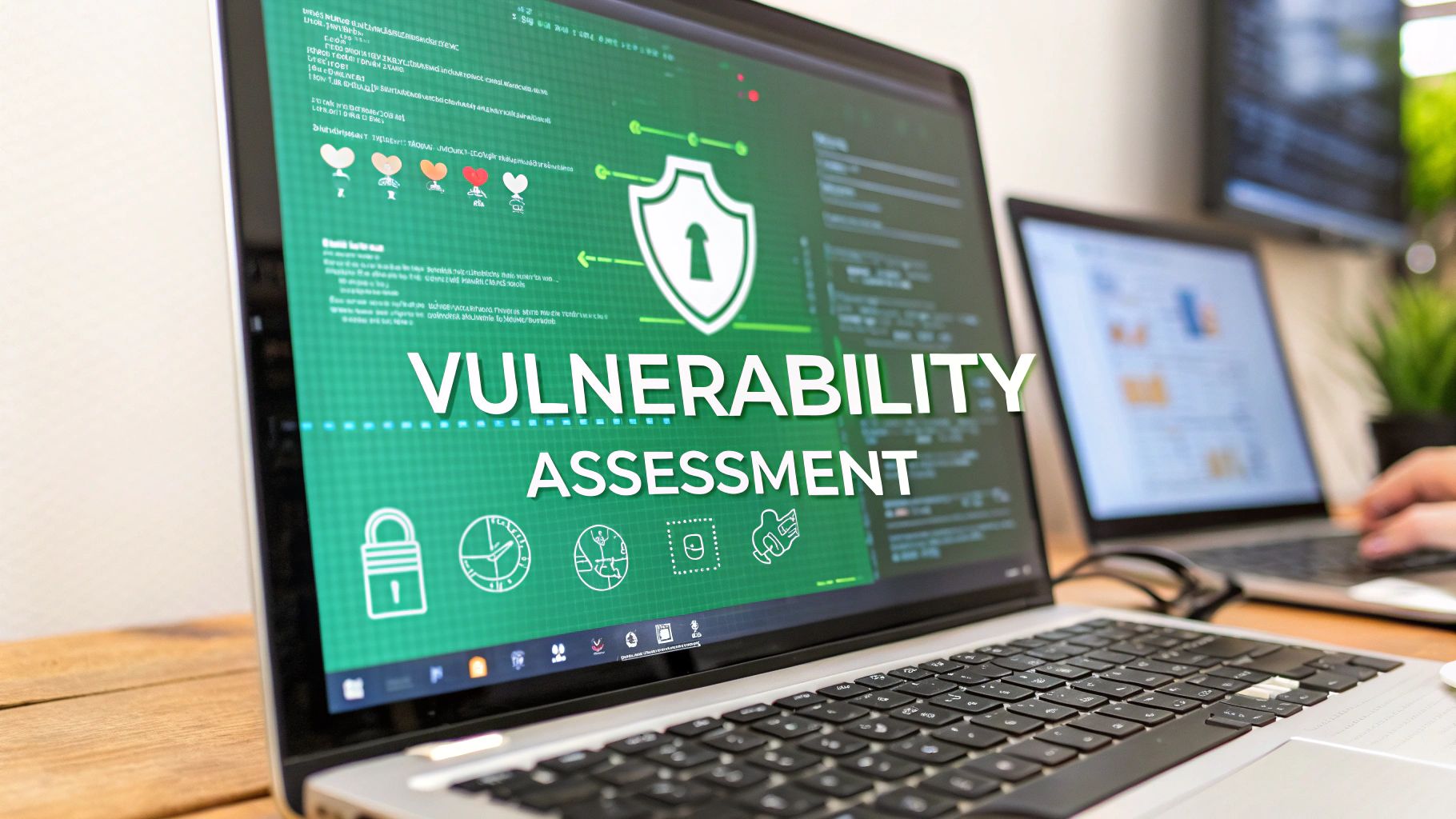 image of an individual using productivity software