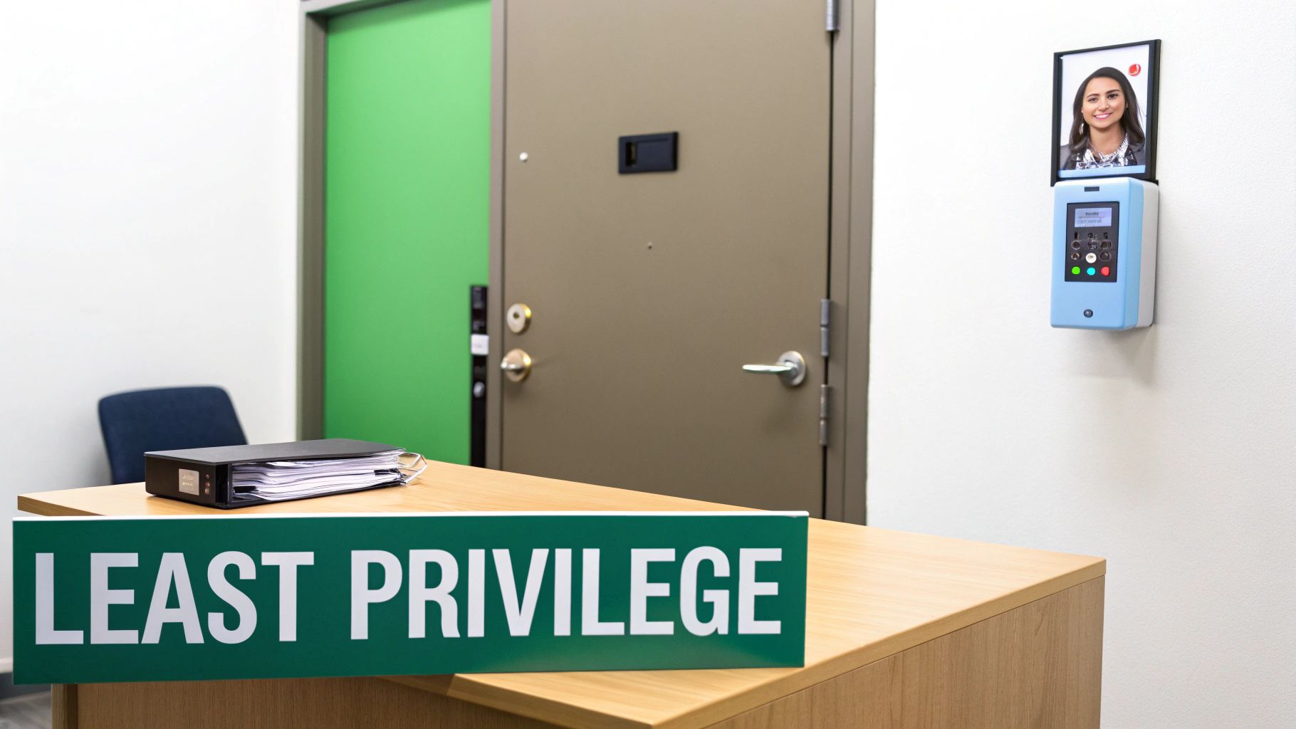 A security professional analyzing data on multiple computer screens, representing the monitoring of networks and security systems.