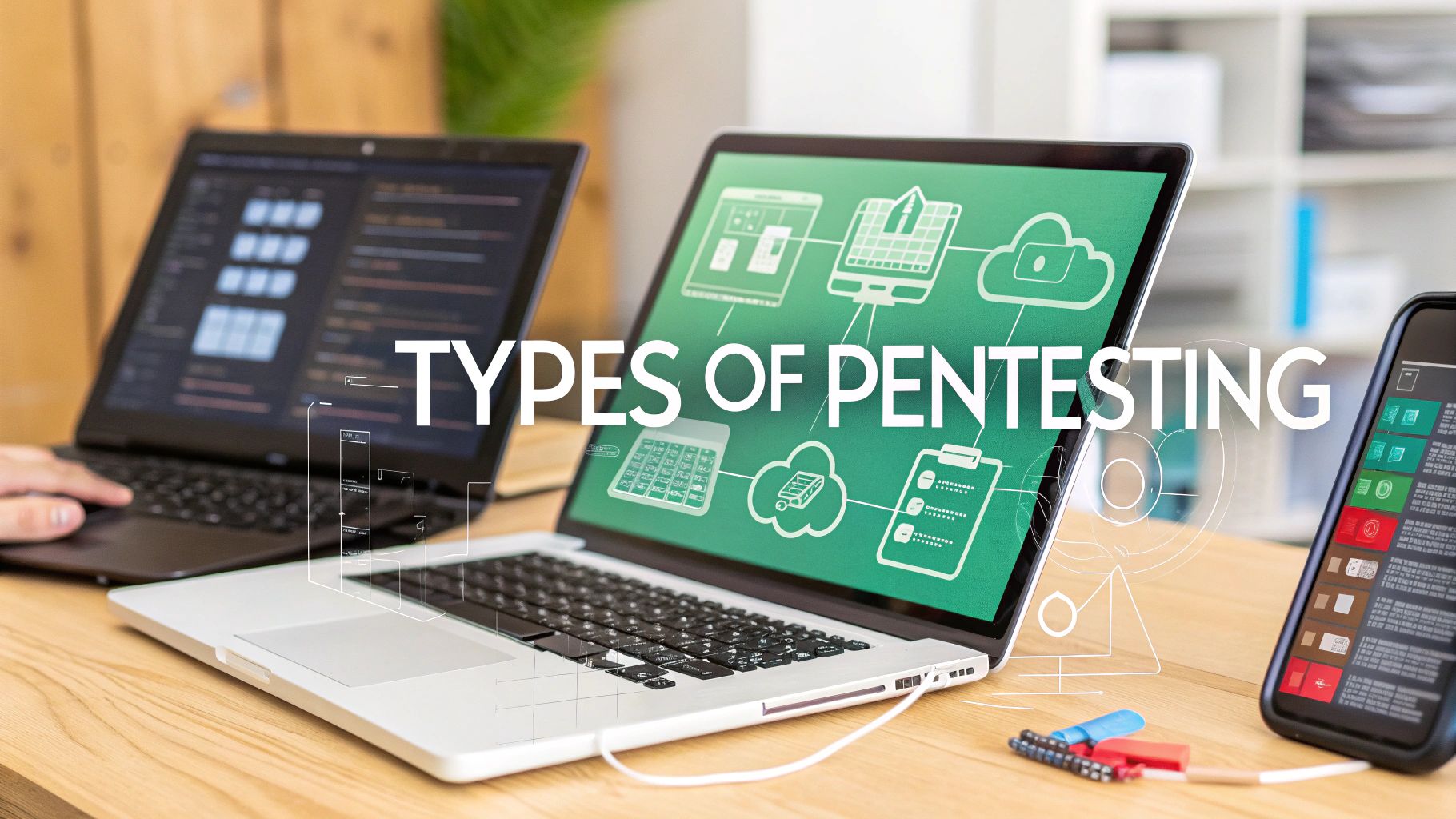 image of an individual using productivity software