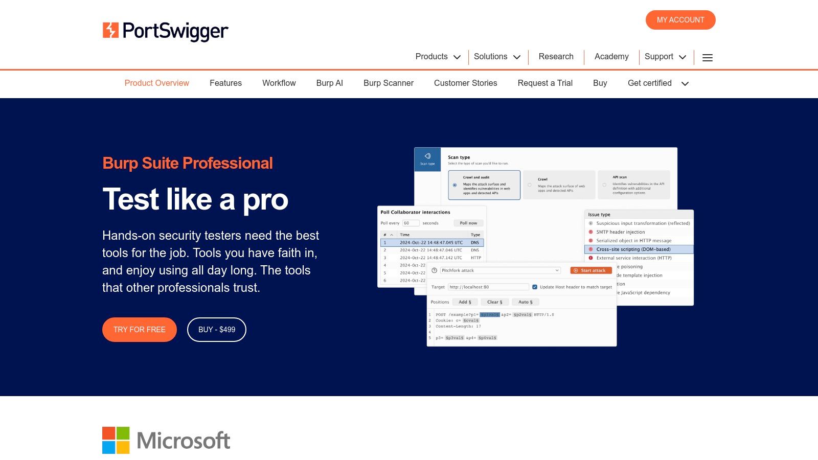PortSwigger – Burp Suite