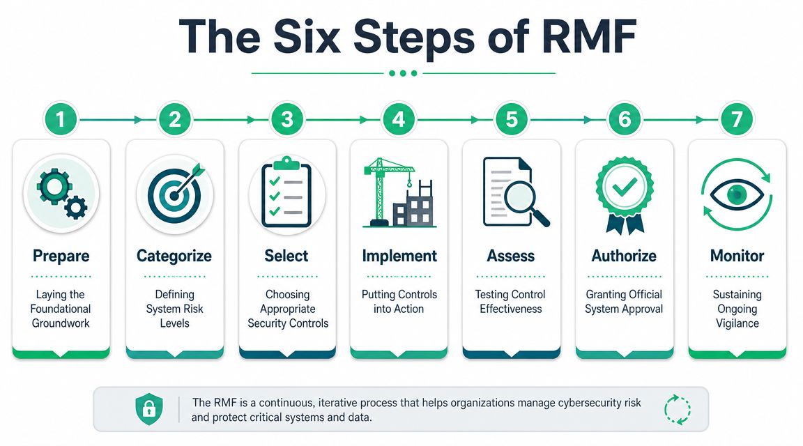 Walking Through The Six Steps of RMF