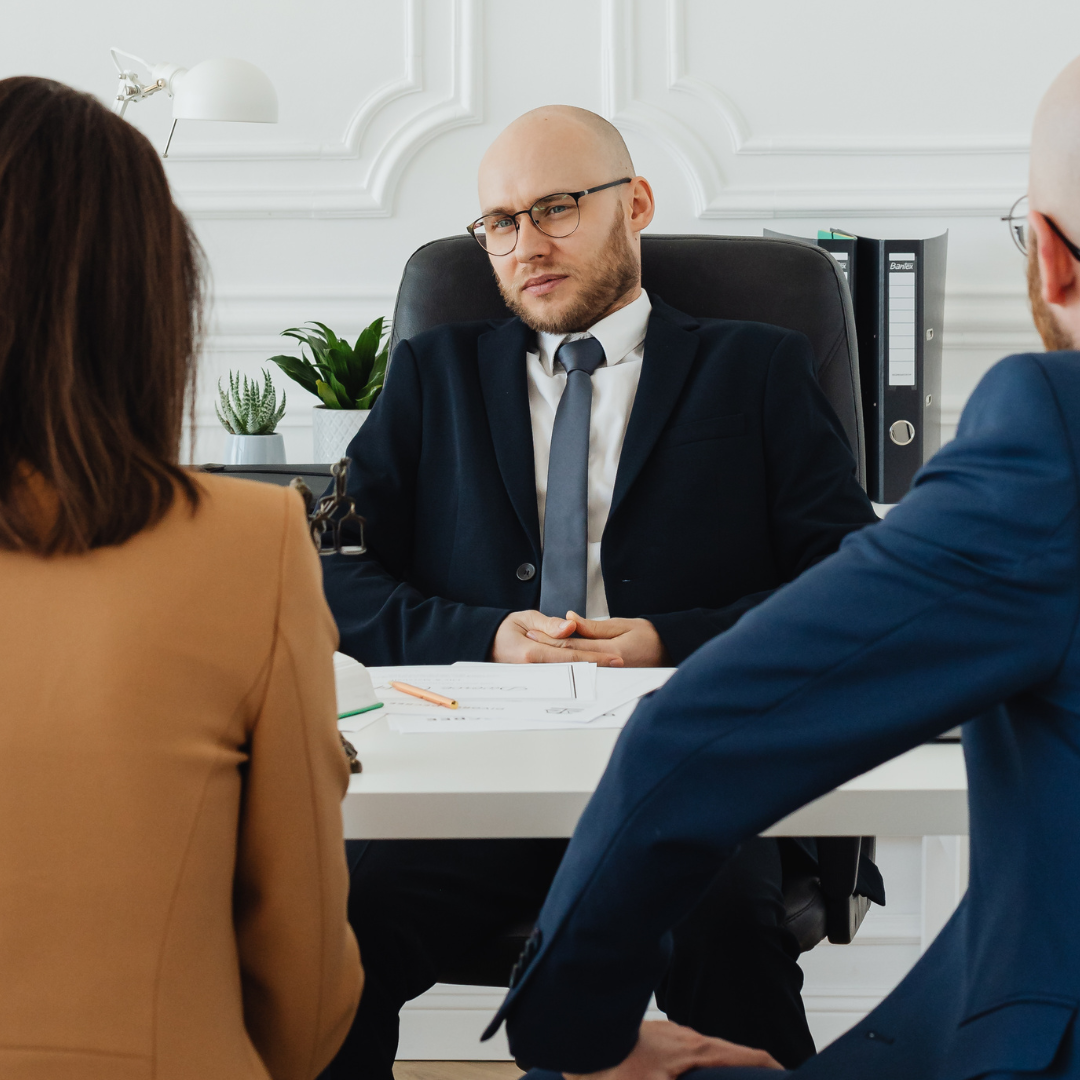 a lawyer with couple